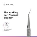 Staleks Pro Expert 20 Pedicure Curette Type 1 – Hemisphere Curette and Toenail Cleaner – Stainless Steel – for Professional Pedicure - Image 7