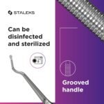 Staleks Pro Expert 20 Pedicure Curette Type 1 – Hemisphere Curette and Toenail Cleaner – Stainless Steel – for Professional Pedicure - Image 8