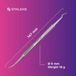 Staleks Pro Expert 20 Pedicure Curette Type 1 – Hemisphere Curette and Toenail Cleaner – Stainless Steel – for Professional Pedicure - Image 9