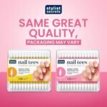 Fran Wilson NAIL TEES COTTON TIPS 120 Count (2 PACK) - The Ultimate Nail Tool, Multi-Purpose Double-sided Swabs with Pointed Ends for Precise Touch-ups and the Perfect At-Home Manicure & Pedicure - Image 3