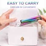 Chameleon Premium Nail Clippers with Magnets Sizers for Acrylic Nails, Artificial Fake Nail False Nail Tip Cutter Trimmer Manicure Pedicure Sharp Blade Clip Tool For Salon Home Art Beauty - Image 8