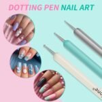 Artdone Nail Dotting Tools Double-ended Nail Art Brushes Kit Nail Art Gel Polish Liner Brushes Design Pen For Nail Drawing And Nail Paint Brushes Small Detail Brushes - Image 4