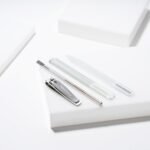 Tweezerman Glass Manicure Set-Clipper, Cuticle Pusher, Glass File, Buffer - Image 6