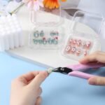 Rhinestone Remover, Nail Nippers Professional Pink Rhinestone Tools for Nails DIY to Easily Remove Cuticle Rhinestones Crystals Cutting Nail Chains - Image 6