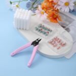 Rhinestone Remover, Nail Nippers Professional Pink Rhinestone Tools for Nails DIY to Easily Remove Cuticle Rhinestones Crystals Cutting Nail Chains - Image 7